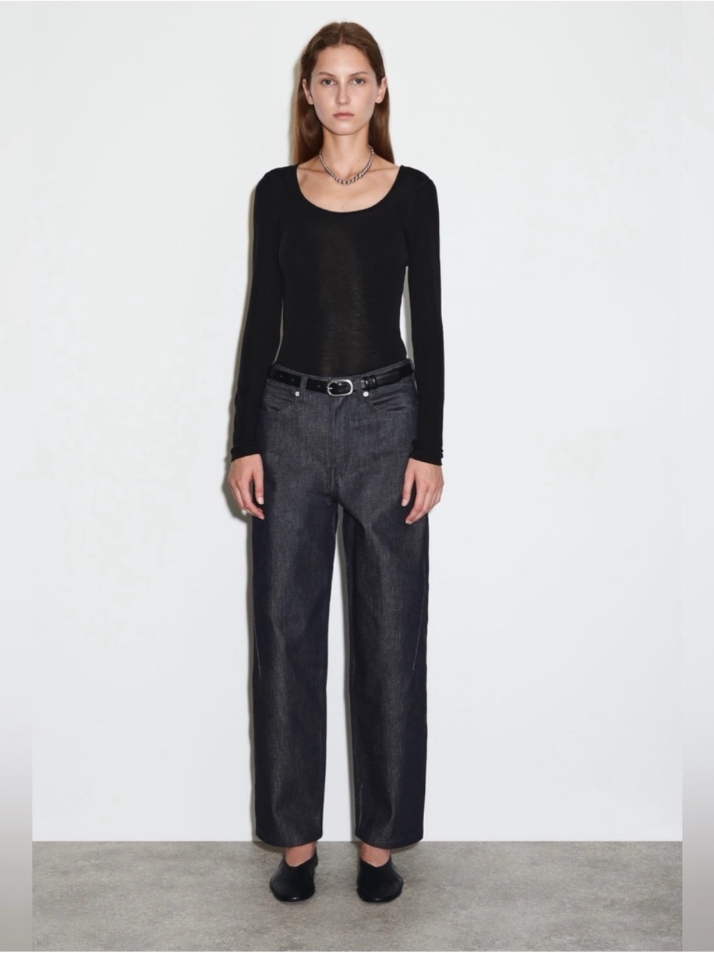 COS barrel leg jeans denim pants